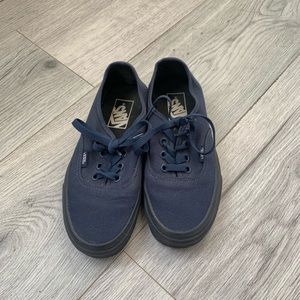 Navy Blue Vans Women’s 5.5